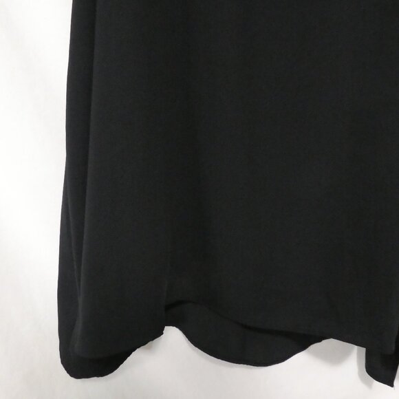 RACHEL - Rachel Roy | 2X | Classic Black Sleeveless Lined Sheer Blouse - Picture 6 of 12